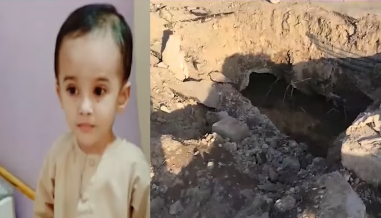 Child's death after falling into manhole